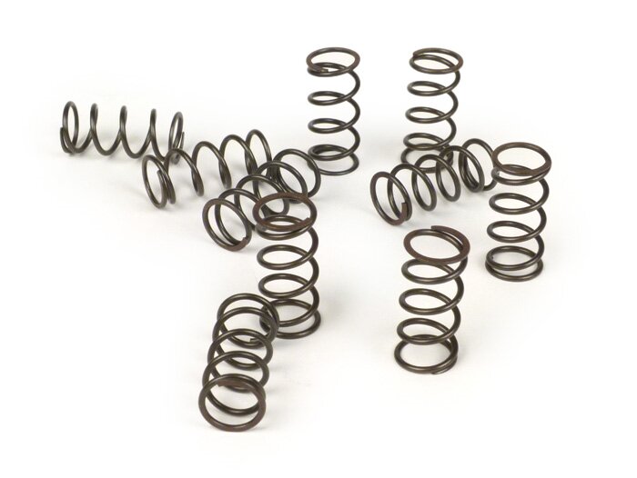 Clutch spring set -BGM PRO- Lambretta LI, LI S, SX, TV (series 2-3), DL/GP - hard (5.5 spring coils, elastic constant=13.8, red) - 10 pcs