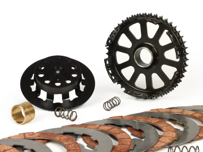 Clutch -BGM PRO Superstrong 6 plate, 10 spring- Lambretta LI, LI S, SX. TV (series 2-3), DL/GP - 46 tooth