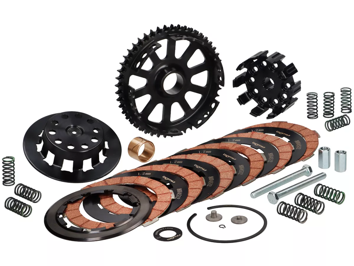 Clutch -BGM PRO Superstrong 6 plate, 10 spring- Lambretta LI, LI S, SX. TV (series 2-3), DL/GP - 47 tooth