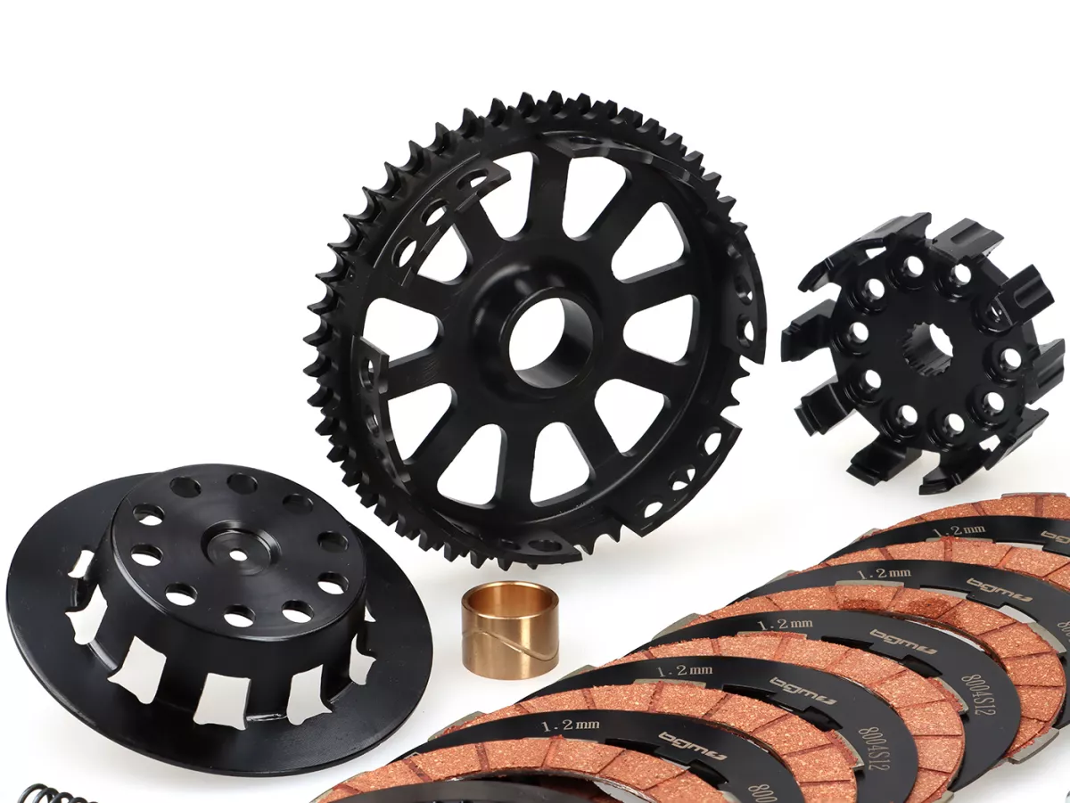 Clutch -BGM PRO Superstrong 6 plate, 10 spring- Lambretta LI, LI S, SX. TV (series 2-3), DL/GP - 47 tooth