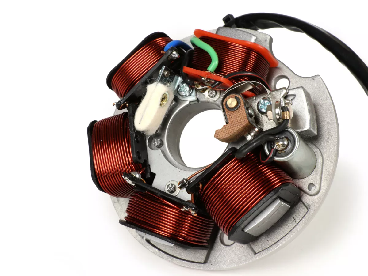Accensione -BGM ORIGINALE (accensione a contatto, 3 cavi, 12V)- Vespa 50 N (D), 50 L (D), 50 R (D), 50 Special (V5A2T (D), V5B3T (D)), 50 SS (D), 50S, 50 SR, 90 SS, PV 125 (VMA1T)