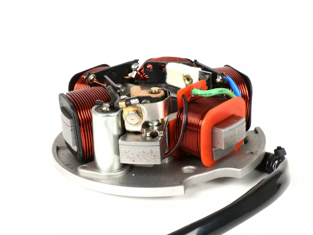 Accensione -BGM ORIGINALE (accensione a contatto, 3 cavi, 12V)- Vespa 50 N (D), 50 L (D), 50 R (D), 50 Special (V5A2T (D), V5B3T (D)), 50 SS (D), 50S, 50 SR, 90 SS, PV 125 (VMA1T)