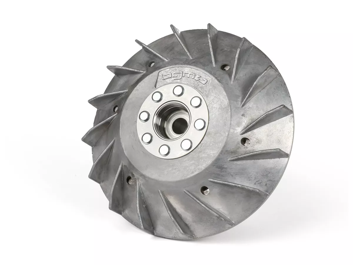 Polhjul -BGM PRO TOURING 2.0 Electronics 1600g- Vespa Smallframe V50, 50N, Spezial, SR50, Sprinter, SS50, SS90, V90, 90 Racer, V100, ET3, PV, PK S - spetsig kon (Ø19mm, polhjulsmutter M10) - används för konvertering till elektronisk tändning