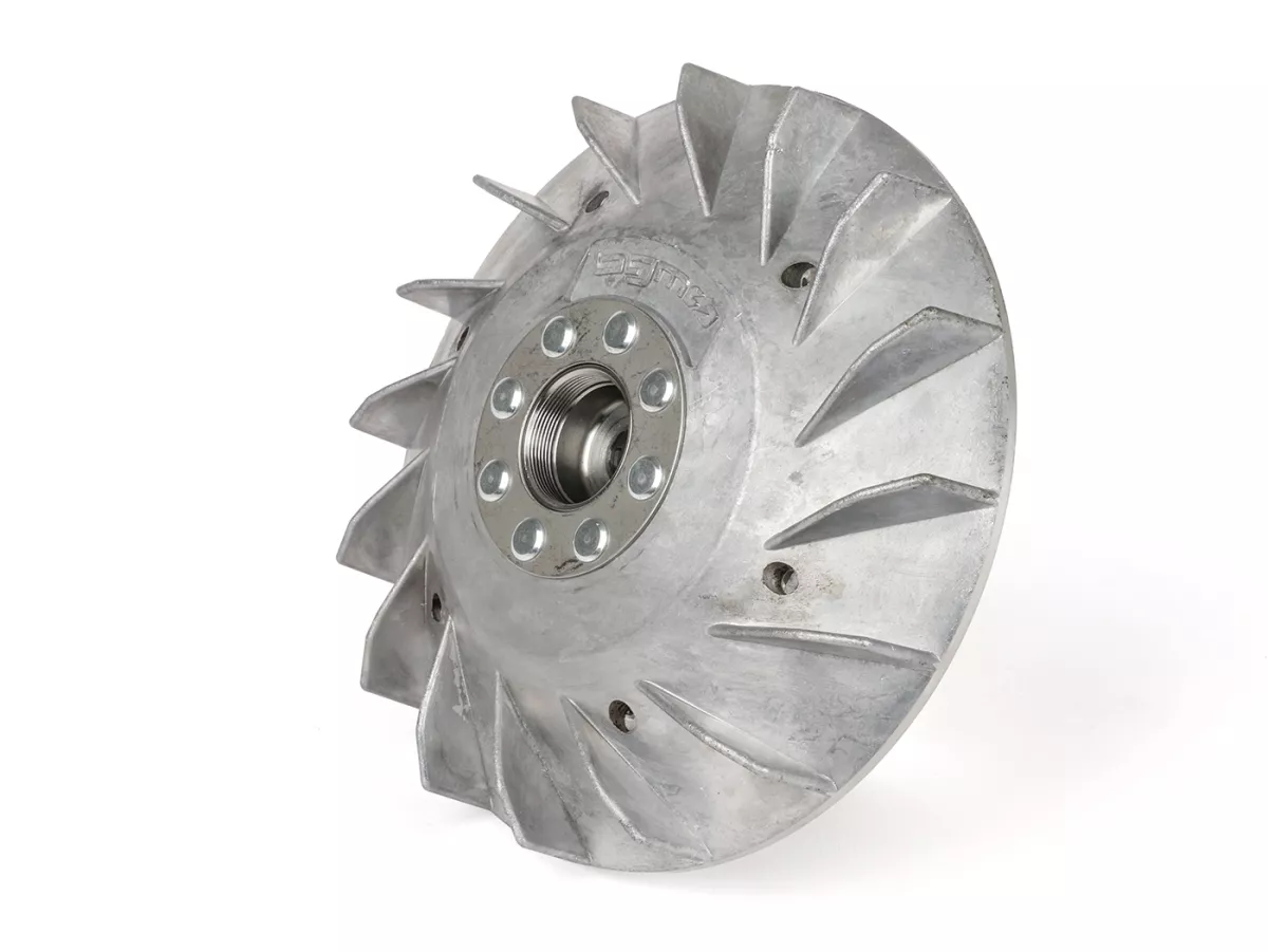 Polhjul -BGM PRO TOURING 2.0 Electronics 1600g- Vespa Smallframe V50, 50N, Spezial, SR50, Sprinter, SS50, SS90, V90, 90 Racer, V100, ET3, PV, PK S - spetsig kon (Ø19mm, polhjulsmutter M10) - används för konvertering till elektronisk tändning