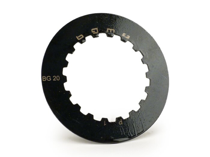 Clutch steel plate -BGM PRO Cosa2- Vespa Cosa2, PX (1995-), position 1 (inner plate)- 2.0mm - (discs needed: 1 pc)
