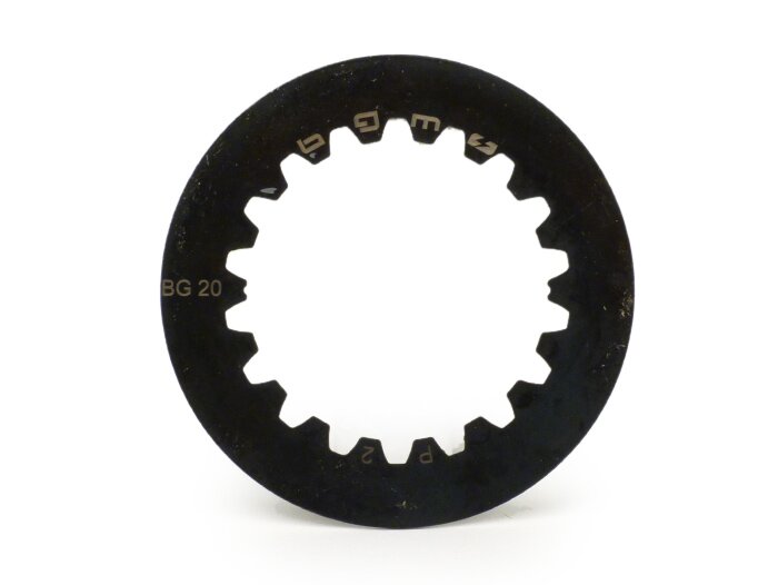 Koppelingsplaat -BGM PRO Cosa2- Vespa Cosa2, PX (vanaf 1995), positie 2, met inkeping - 1,5mm - (1x benodigd)