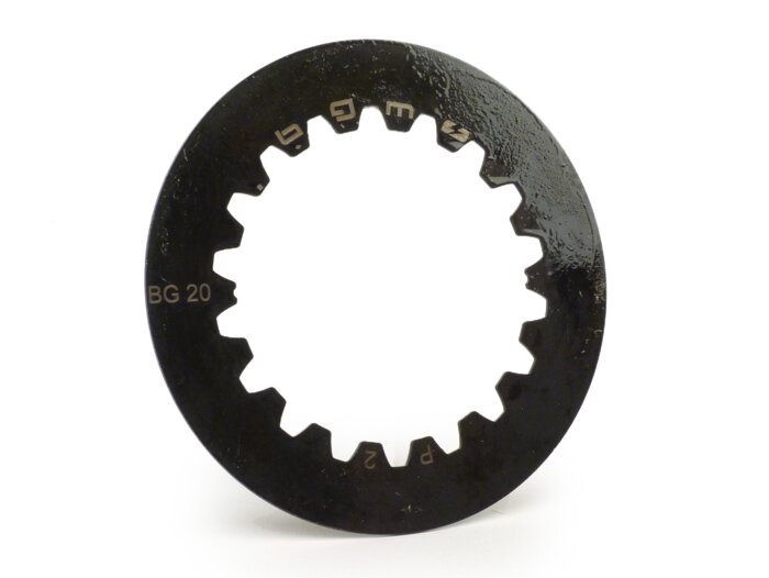 Koppelingsplaat -BGM PRO Cosa2- Vespa Cosa2, PX (vanaf 1995), positie 2, met inkeping - 1,5mm - (1x benodigd)