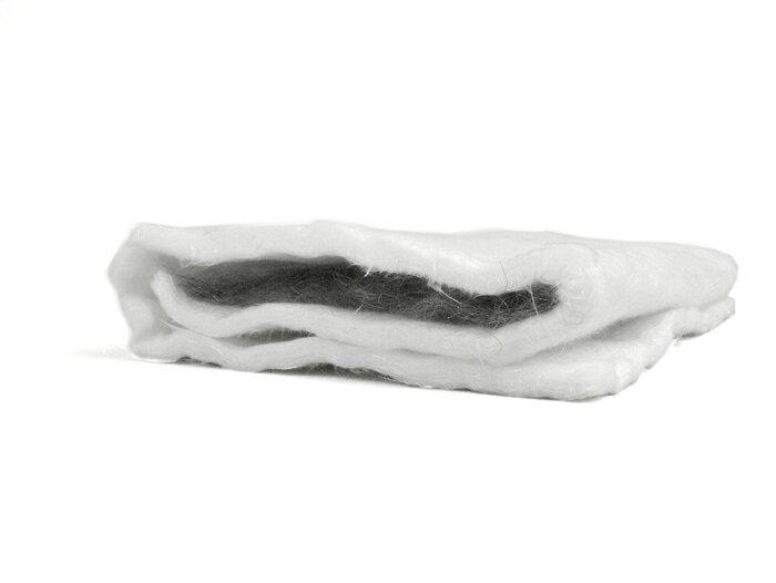 Isoleringsull för avgaser -BGM PRO 300x600x10mm- Vit