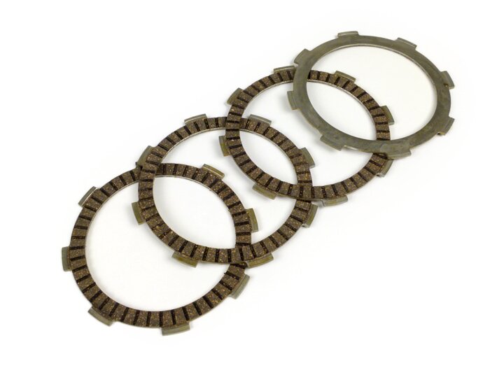 Caras de embrague -BGM PRO SPORT Alu- tipo Honda CR80 (discos anchos, 16mm), BGM PRO Superstrong CR, CR 2.0 Ultralube, Ø=110mm- 4-discos