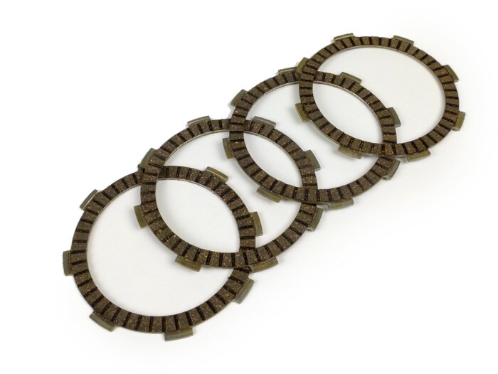 Caras de embrague -BGM PRO SPORT Alu- tipo Honda CR80 (discos anchos, 16mm), BGM PRO Superstrong CR, CR 2.0 Ultralube, Ø=110mm- 4-discos