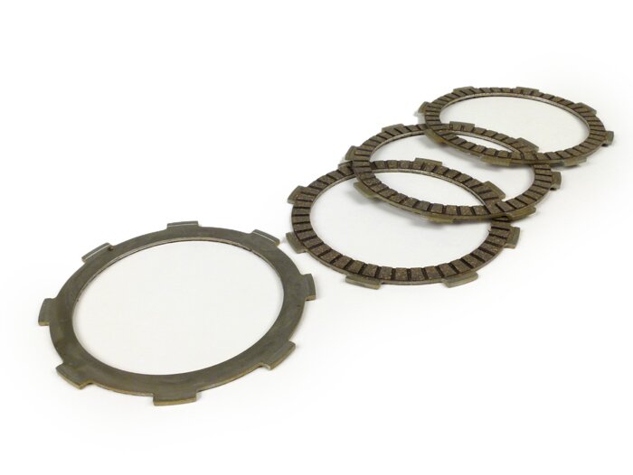 Caras de embrague -BGM PRO SPORT Alu- tipo Honda CR80 (discos anchos, 16mm), BGM PRO Superstrong CR, CR 2.0 Ultralube, Ø=110mm- 4-discos