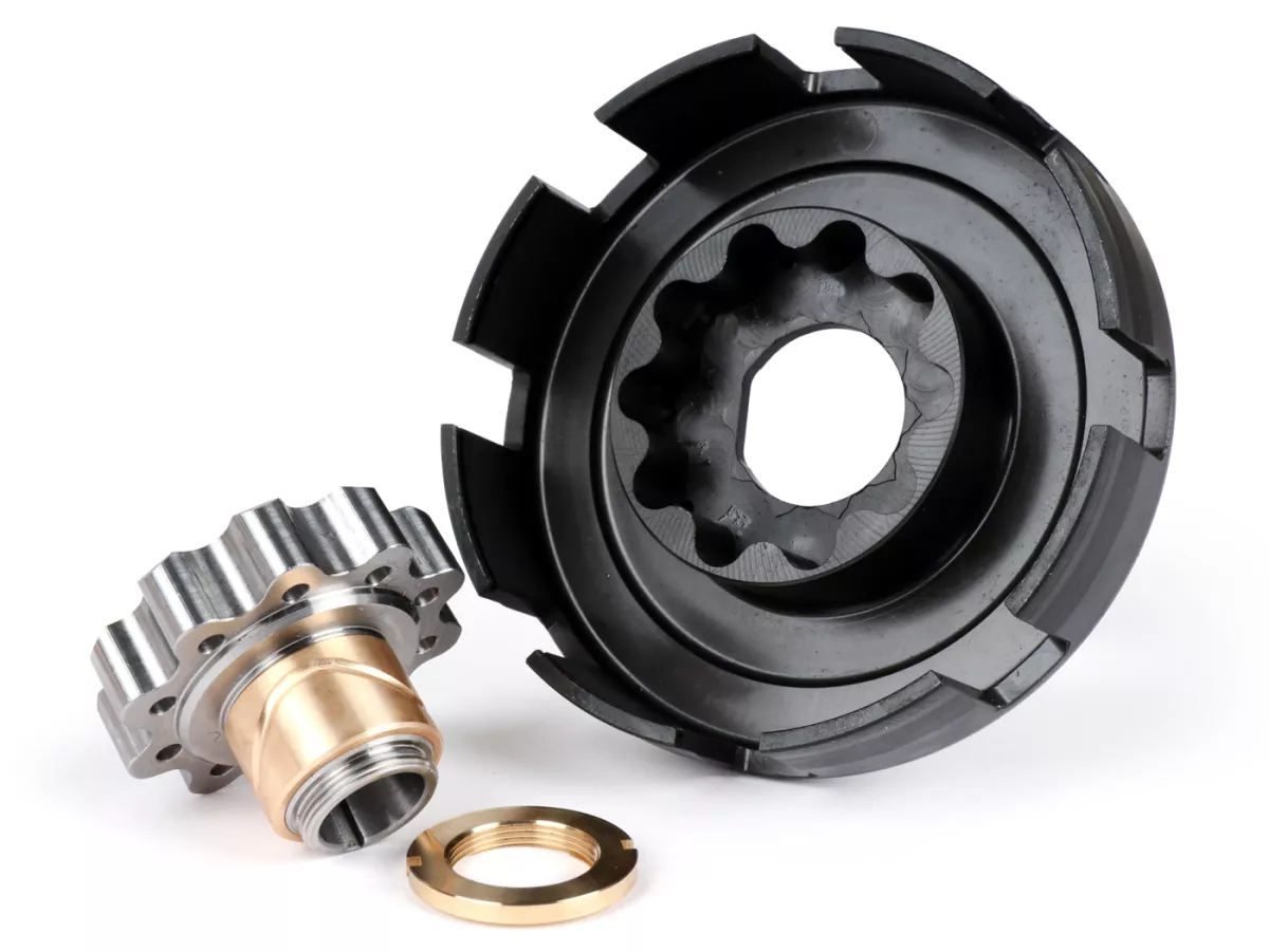 Cesto de embrague incl. cubo (tipo con cono) -BGM PRO Superstrong 2.0 Touring STD/CR Ultralube- Vespa Wideframe GS150 (VS1-VS5), GS160 (VSB1T), SS180 (VSC1T)