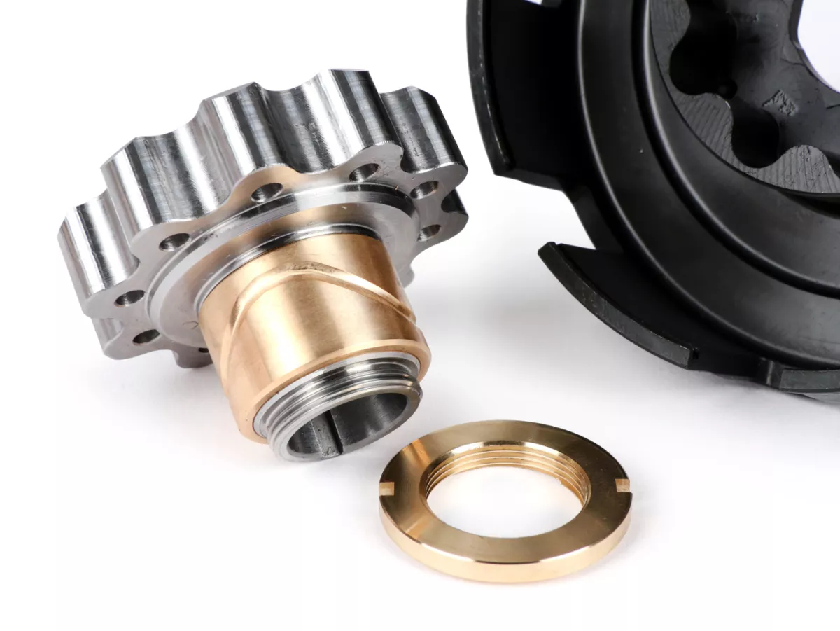 Cesto de embrague incl. cubo (tipo con cono) -BGM PRO Superstrong 2.0 Touring STD/CR Ultralube- Vespa Wideframe GS150 (VS1-VS5), GS160 (VSB1T), SS180 (VSC1T)