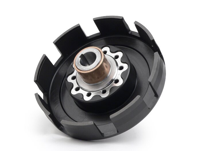 Clutch 22Z (67/68) -BGM PRO Superstrong 2.0 Touring STD Ultralube - lining type Cosa2 (steel/cork)- 22 teeth for primary wheel 67/68Z - Vespa PX80, PX125, PX150, T5 125cc, Cosa, Sprint150, Rally180, GT125/GTR125, TS125, GL150, Super125 (VNC1 from no. 1100