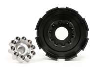 Keranjang kopling termasuk hub -BGM PRO Superstrong 2.0 Sport CR80 Ultralube, tipe Cosa2/FL, CNC, 10 pegas - Øi = 110mm- untuk pelat kopling tipe Honda CR80