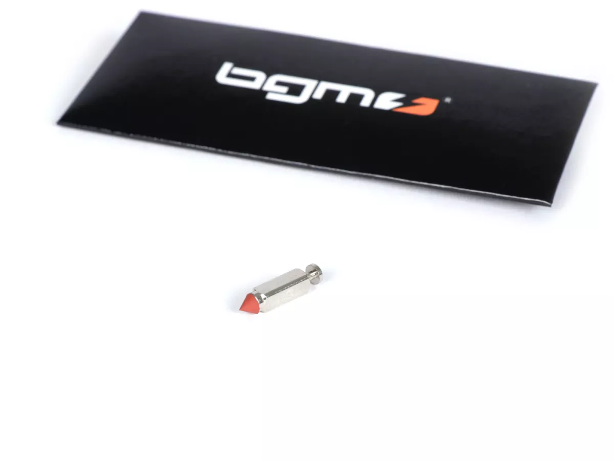 Pointeau de carburateur -BGM PRO- convient à DELLORTO, quadrangulaire, 4,5mm- SI (Vespa PX), SH (Lambretta LI série 3, LIS, SX, TV, DL, GP), PHBH, PHBL - à ressort