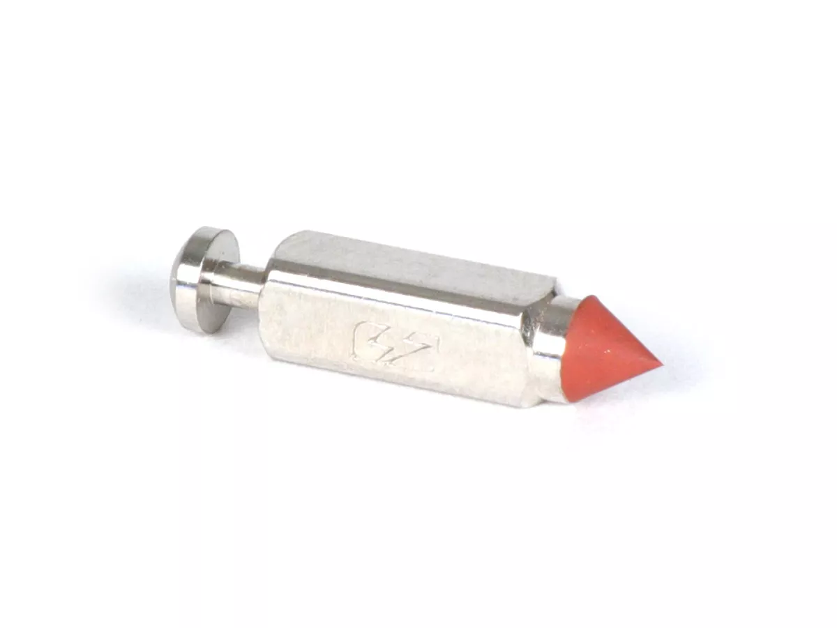Pointeau de carburateur -BGM PRO- convient à DELLORTO, quadrangulaire, 4,5mm- SI (Vespa PX), SH (Lambretta LI série 3, LIS, SX, TV, DL, GP), PHBH, PHBL - à ressort