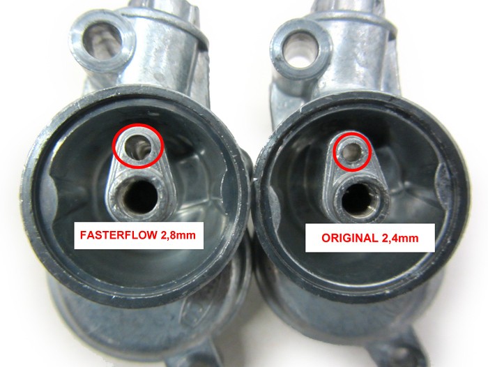 Carburettor -BGM PRO Faster Flow Dellorto / SPACO SI26/26E (Ø=25mm)- Vespa PX200 (type without autolube)