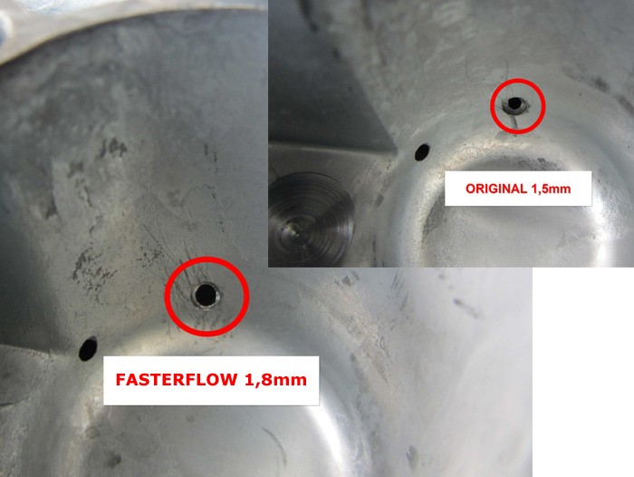 Carburettor -BGM PRO Faster Flow Dellorto / SPACO SI26/26E (Ø=25mm)- Vespa PX200 (type without autolube)