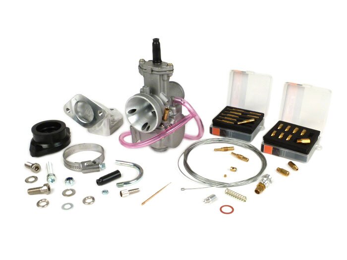 Carburateur kit -BGM PRO 195-225 ccm- Lambretta LI, LIS, SX, TV (series 2-3), DL, GP - Ø=30mm Polini