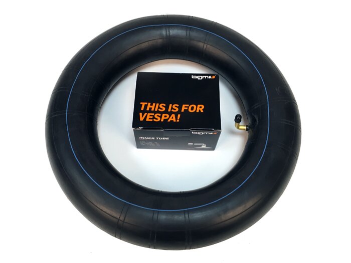 Tubo -BGM PRO 10 pulgadas- 3.50-10, 100/80-10, 100/90-10 - Posición válvula Vespa