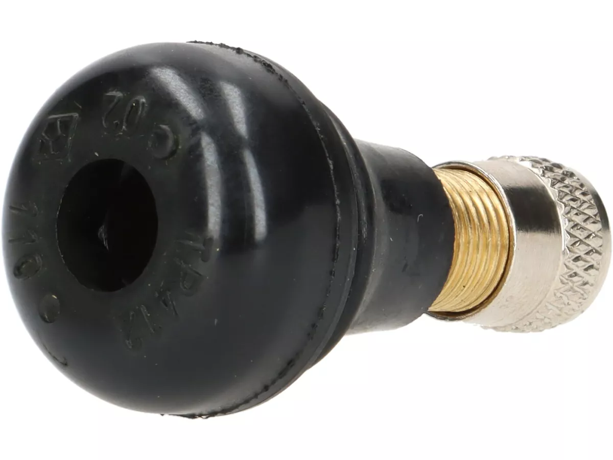 Válvula para llanta tubeless, corta -BGM ORIGINAL TR412- 0° - Ø=11,3mm