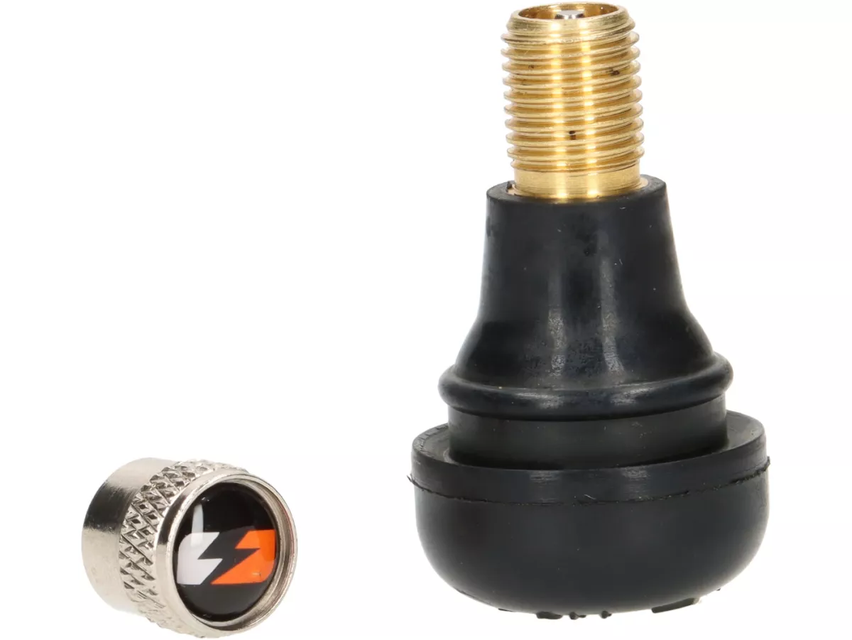 Válvula para llanta tubeless, corta -BGM ORIGINAL TR412- 0° - Ø=11,3mm