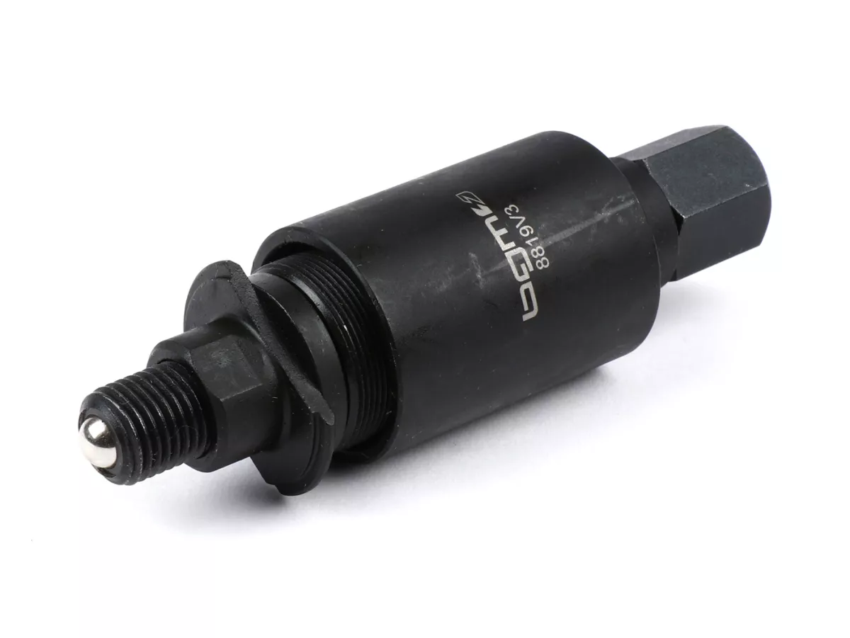 bgm PRO Multitool V3.0 - Penarik -M26 x 1.0 (dalam) + 28x1.0 (luar) - (penarik kopling tipe Vespa Smallframe / penarik roda tiang Vespa, Piaggio 125-180 cc 2-tak) + kompresor kopling