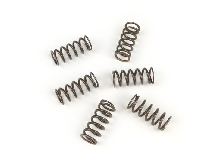 Cluch spring set -BGM PRO 10.5N/mm- Vespa PK50 XL FL (V5N1T), PK50 HP (V5N2T), PK50 XL2 (V5X3T), PK125 N FL (VMX7T), PK125 XL2 (VMX6T) - black - 6 pcs