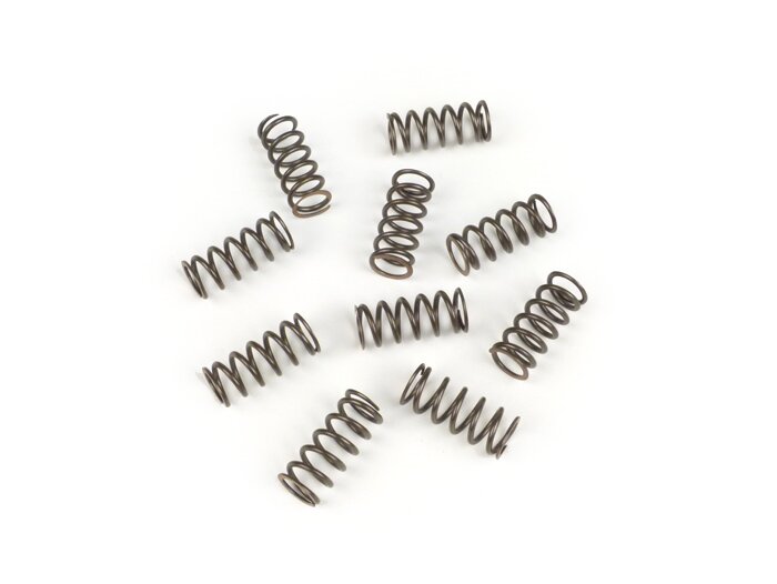 Cluch spring set -BGM PRO 10.5N/mm- Vespa PK50 XL FL (V5N1T), PK50 HP (V5N2T), PK50 XL2 (V5X3T), PK125 N FL (VMX7T), PK125 XL2 (VMX6T) - black - 10 pcs
