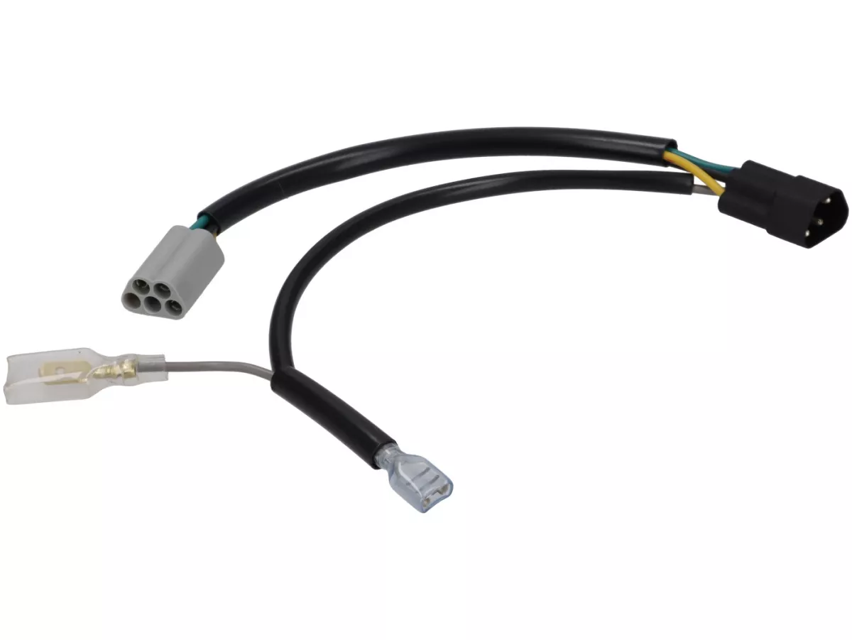 Wire group -BGM PRO- for conversion to LED head light, Vespa PX80, PX125, PX150, PX200 for models with electric-Start until 1998 only,  light switsch 9 wires