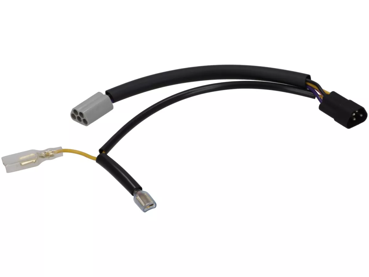 Wire group -BGM PRO- for conversion to LED head light, Vespa PX80, PX125, PX150, PX200 for models with electric-Start, 1998 until 2016 only, light switsch 10 wires