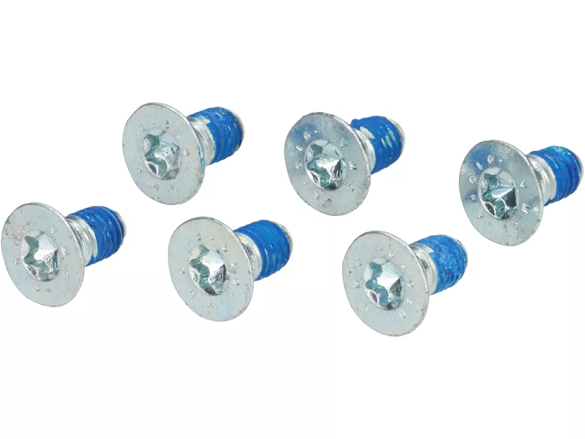 Set di viti -BGM PRO per vape - M6 x 12mm, TX30- per il fissaggio della ruota della ventola alla ruota dell'asta
