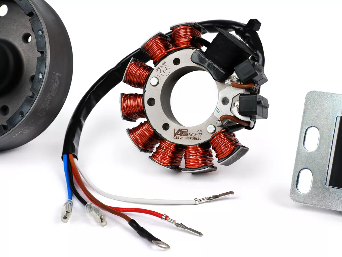 Pengapian -VAPE Sport, AC- Vespa Sprint150 (VLB1T), Sprint Veloce150 (VLB1T -294259), GT125 (VNL2T), GTR125 (VNL2T -145900), Super150 (VBC1T -412373), TS125 (VNL3T hingga sasis 18138), GL150 (VLA1T), VNA, VBA, VNB, VBB