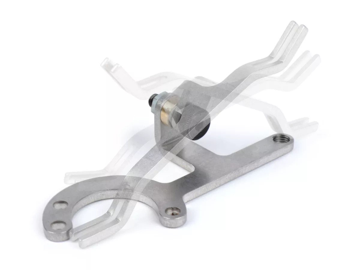 Penutup karburator - rocker kabel throttle -BOLLAG MOTOS V2, Polini CP, Dell'Orto PHBG- Vespa Wideframe V1 - V15, V30 - V33, VM, VN, VU, Vespa 150 VL, VB, ACMA 125 (1951-1955), ACMA 150 GL (1956-1958), Motovespa 125N (1953-1958), Hoffmann Vespa 125 A/B/C