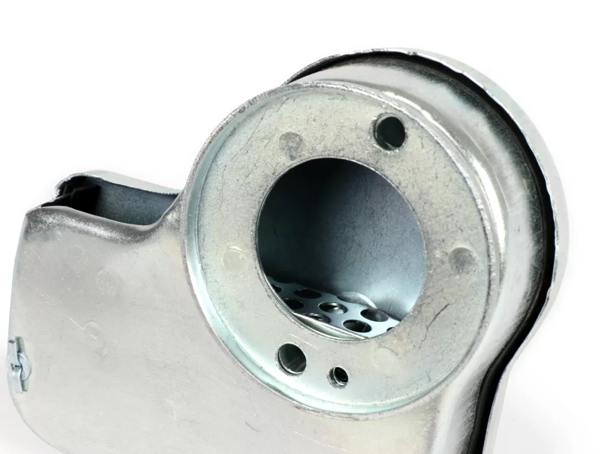 Filtro aria in lamiera adattato -BOLLAG MOTOS Polini CP, tipo SHB- Vespa Wideframe VM1T, VM2T, VN1T, VN2T, VL1T, VL2T, VL3T, VB, VGL1, ACMA