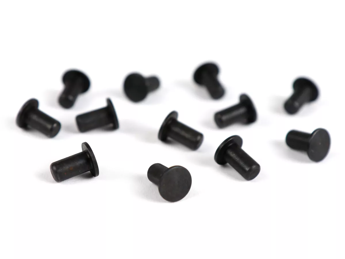 Pivot set voor primaire veer (12 stuks) -BOLLAG MOTOS- Vespa VN, VL, VB, GL150, GS150 / GS3 (VS2-5), ACMA (1955-1957), ACMA GL, Douglas (GL2, 42L2, 92L2, 102L2), Messerschmitt T1, GS1, GS2, Augsburg T2, T3, VD, GS3 (1959-1962).