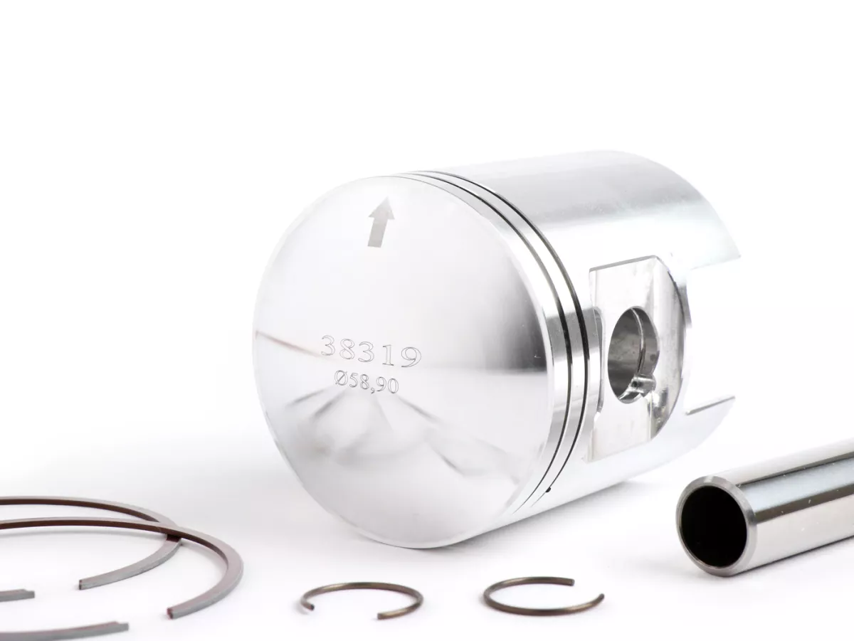 Piston -BOLLAG MOTOS made by Wössner- Vespa GS150 / GS3 (VS2T, VS3T, VS4T, VS5T) - 59.00mm (9th. Oversize)