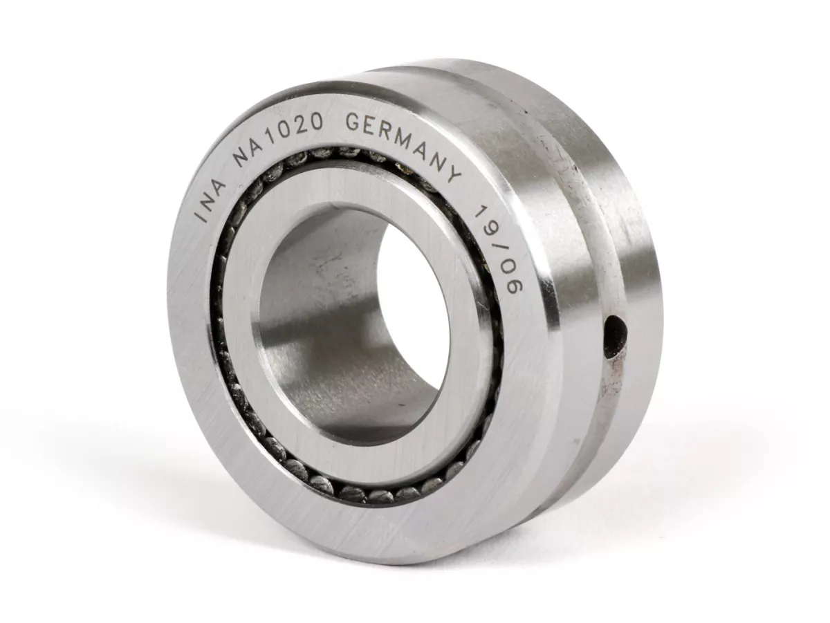 Needle roller bearing -BOLLAG MOTOS (INA) 20x42x18mm- used as rear wheel bearing for drive shaft wheel side, outer Vespa GS150 / GS3, ACMA