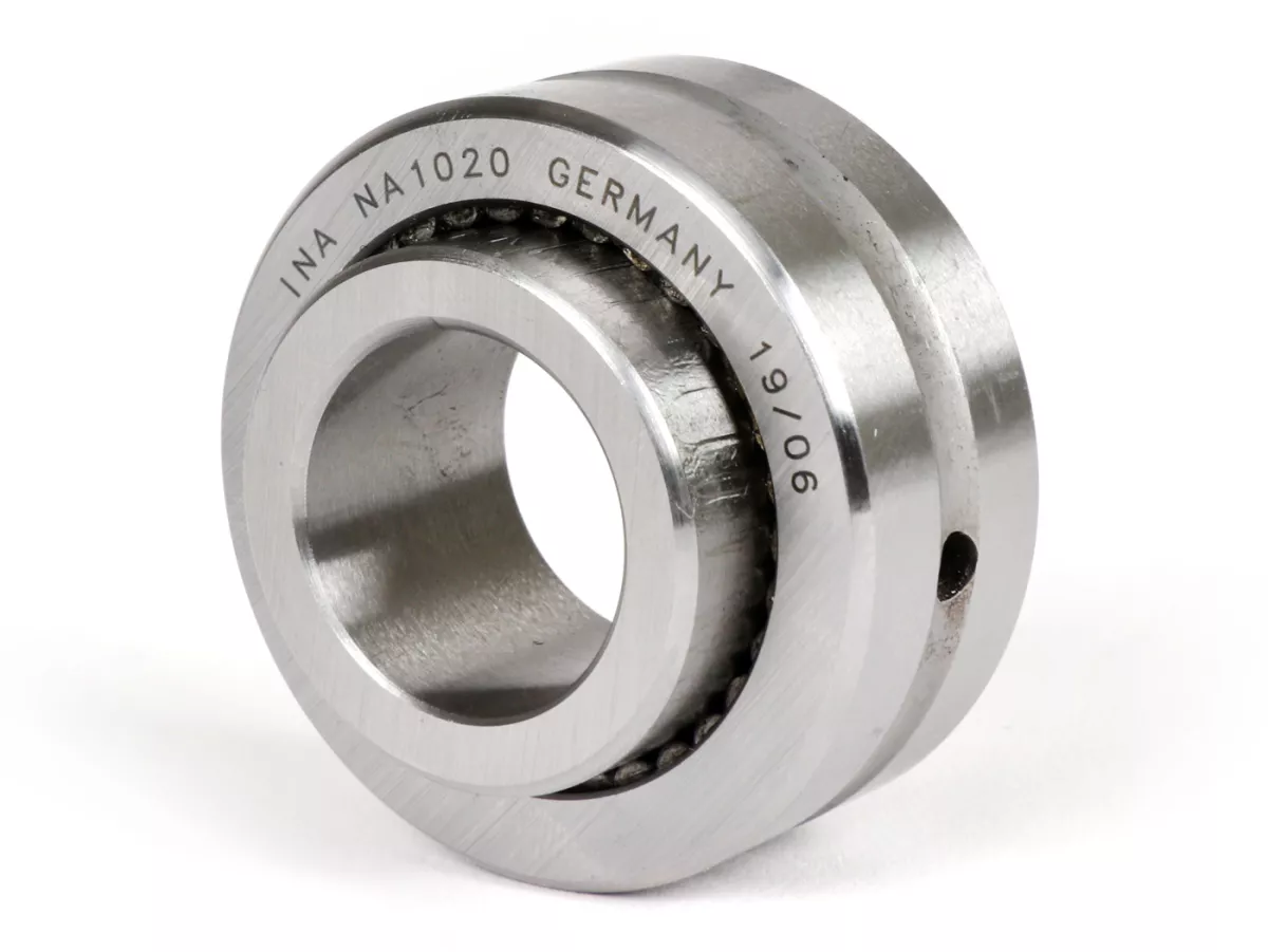 Needle roller bearing -BOLLAG MOTOS (INA) 20x42x18mm- used as rear wheel bearing for drive shaft wheel side, outer Vespa GS150 / GS3, ACMA