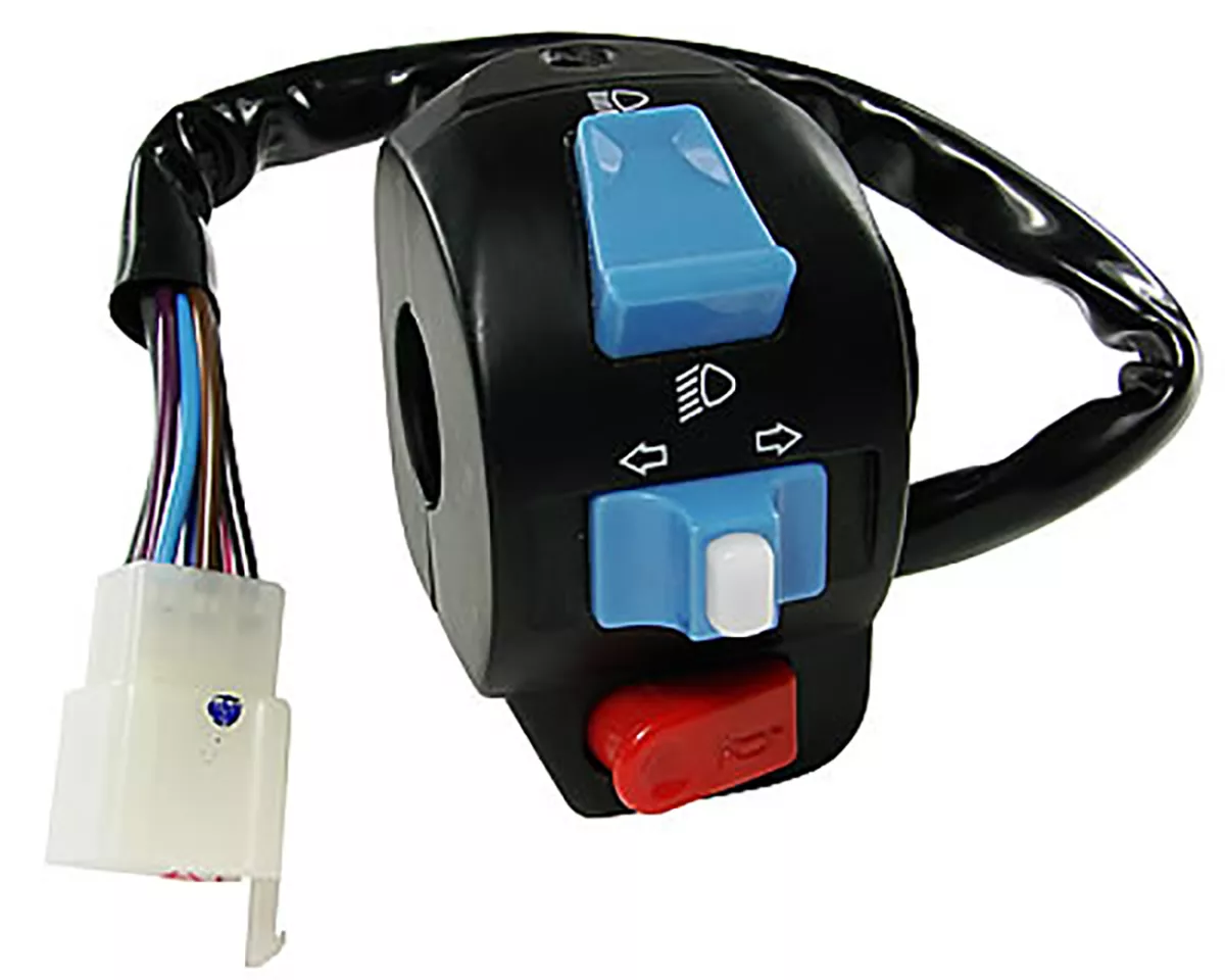 Switch left hand side without brake lever -101 OCTANE- ATU Explorer, Baotian BT49QT, BT50QT, Flex Tech, Huatian, Jackfox, Jmstar, Kreidler, Rex, Sachs