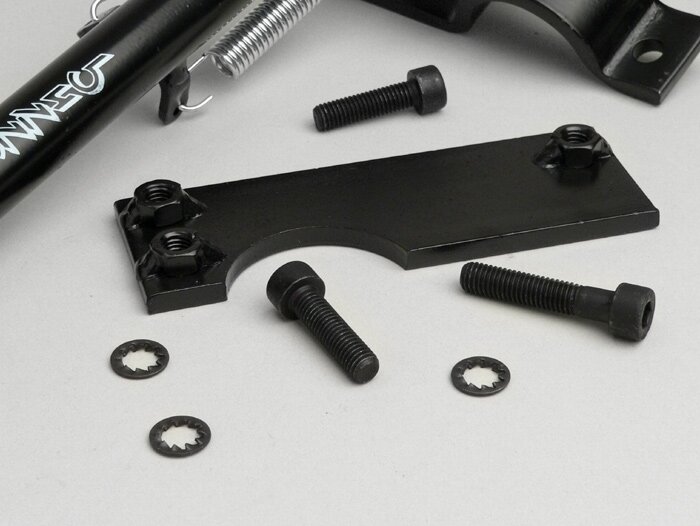thumbnail image 2 of Buzzetti 8586 Side Stand – Black – Fits MBK Oceo 125/150 & Yamaha Xenter 125/150 (Made In Italy) 2 of 4