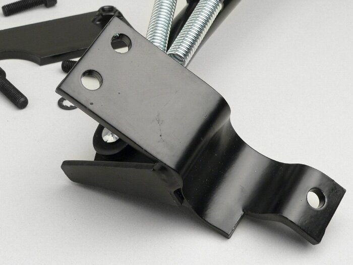 Cavalletto laterale -BUZZETTI- Aprilia Sport City 125-200 (2004-06), Derbi Rambla 125-250 (2008-2009) - Nero