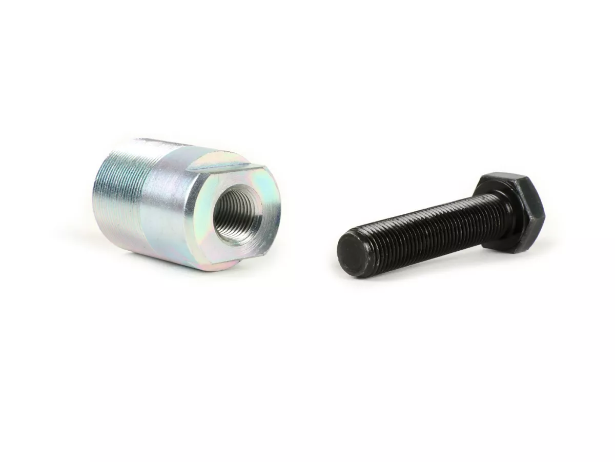 Trekker -BUZZETTI- M28 x 1.0 (extern)- (type poolwieltrekker Vespa PX, PK, Piaggio 125-180 ccm 2-takt)