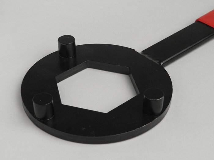 Staffa frizione -46mm 3pin- Piaggio 50 ccm 2 tempi (tipo Sfera 1), Piaggio 80 ccm 2 tempi