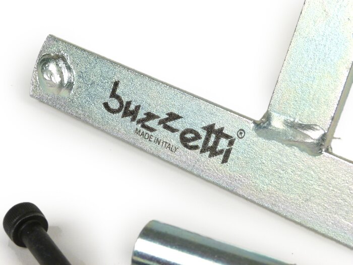 Voorste poeliebeugel -BUZZETTI Ø120mm, Piaggio LEM 4-takt 3V- Vespa Fly 125 3V, Liberty 125 Euro3 3V, Vespa 946 3V, LT125 3V, LX125 3V, Primavera 125 3V, Primavera 125 iGet 3V, Sprint 125