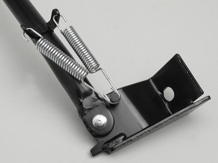 Caballete lateral -BUZZETTI- MBK Nitro (YQ50/L, 2 tiempos) (-2012), Yamaha Aerox (YQ50/L, 2 tiempos) (-2012) - Negro