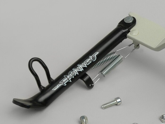 Dudukan samping -BUZZETTI- MBK Mach G AC, Yamaha Jog R AC - Hitam