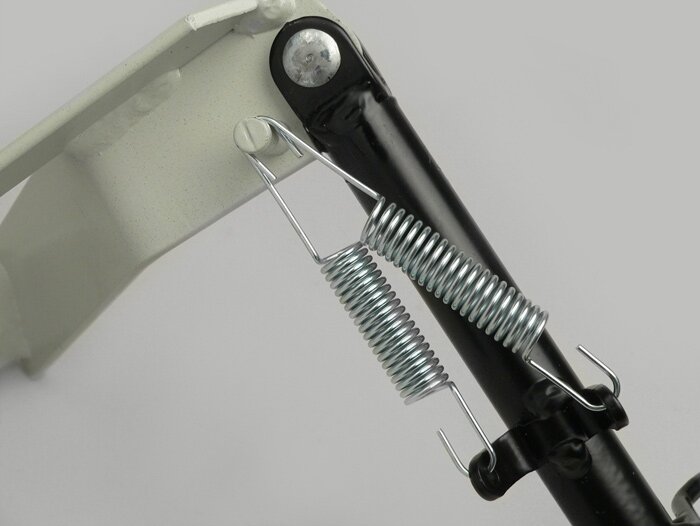 Dudukan samping -BUZZETTI- MBK Mach G AC, Yamaha Jog R AC - Hitam