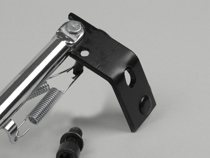 Dudukan samping -BUZZETTI- MBK Booster, Yamaha BWS - Chrome